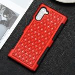 Bling Rhinestone Decor Plastic+TPU Phone Cover Case for Samsung Galaxy Note 10 / Note 10 5G – Red