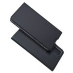 Magnetic Closure Leather Card Holder Phone Covering for Samsung Galaxy M30s – Black