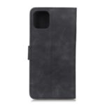 KHAZNEH Retro PU Leather Wallet Case for Samsung Galaxy A81/Note 10 Lite – Black