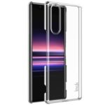 IMAK Crystal Case II Pro Wear-resistant Transparent PC Case + Explosion-proof Screen Film for Sony Xperia 5