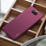 X-LEVEL Guardian Series Ultra Slim TPU Phone Case for Sony Xperia 8 – Wine Red
