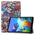 Pattern Printing Tri-fold Stand Leather Tablet Case for LG G Pad 5 10.1 – Cartoon
