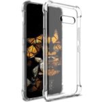 IMAK TPU Shell + Explosion-proof Screen Film for LG G8X ThinQ/V50S ThinQ 5G – Transparent
