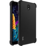 IMAK Silky Anti-drop TPU Casing + Screen Film for LG K30 (2019)/X2 (2019) – Metal Black