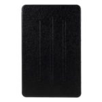 Silk Texture Leather Tri-fold Stand Tablet Cover for Huawei MatePad Pro – Black
