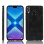Leather Coated PC + TPU Combo Case for Huawei Honor 8X / Honor View 10 Lite – Black