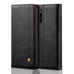 Retro Style Auto-absorbed Crazy Horse Leather Protection Case for Huawei Honor View 30/View 30 Pro/V30/V30 Pro – Black