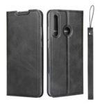 Leather Stand Moblie Phone Cover with Card Slot for Huawei P Smart (2019)/Nova Lite 3 – Black