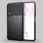 Thunder Series Twill Texture Soft TPU Phone Case for Huawei nova 6 – Black