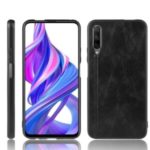 PU Leather Coated PC + TPU Casing for Huawei Y9s/Honor 9X Pro/Honor 9X (For China) – Black