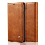Retro Crazy Horse Leather Casing for Xiaomi Mi Note 10/Mi Note 10 Pro/Mi CC9 Pro – Brown