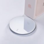 DIVI 10W Portable Wireless Fast Charging Pad Wireless Charger for iPhone Samsung etc. – Silver