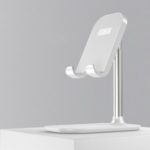 WS4 Phone Holder Wireless Charger Desktop 10W Fast Charging Stand FOD Detection – White