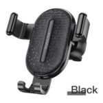KUULAA Gravity Car Air Vent Mount Car Phone Holder 360-Degree Rotatable for iPhone Samsung Huawei Etc – Black