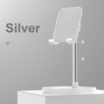 DIVI Universal Phone Holder Desktop Stand for Smartphones and Tablets – Silver