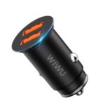 WIWU PC201 Dual USB Ports 30W Quick Charging Mini Car Charger