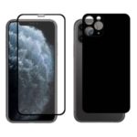 HAT PRINCE 0.26mm 9H 2.5D Tempered Glass Screen Protector + Camera Lens Film for iPhone 11 Pro Max – Black