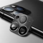 Matte Metal Frame + Tempered Glass Camera Lens Protector for iPhone 11 Pro/11 Pro Max – Black