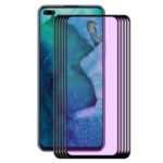 HAT PRINCE 5PCS Anti-Blue-Ray 0.2mm 3D Curved Carbon Fiber Edges Tempered Glass Screen Protectors for Huawei Honor View 30/View 30 Pro/nova 6