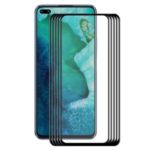 HAT PRINCE 5PCS 0.2mm 3D Curved Carbon Fiber Edges Full Covering Tempered Glass Screen Protectors for Huawei Honor View 30/View 30 Pro/nova 6