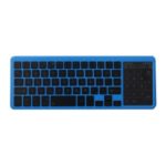 Slim Bluetooth Keyboard Numeric Key Touch Pad for iOS Android Windows – Blue