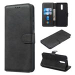 Wallet Stand Flip Leather Phone Case for Nokia 3.2(2019) – Black