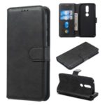 Wallet Stand Flip Leather Phone Case for Nokia 4.2 (2019) – Black