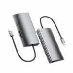 SEEWEI TW9A 9-in-1 USB-C Hub Type-C to USB 3.0 x 3 + Micro SD + SD + RJ45 + Type-C + 3.5mm Audio + HDMI Adapter