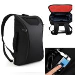 WIWU V2 Smart Fingerprint Backpack Anti-theft Computer Bag Business Travel Large Capacity Handbag – Black