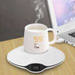 2-in-1 USB Cup Cooler Heater Plate Office Desktop Home Heating Cooling Device – White / EU Plug