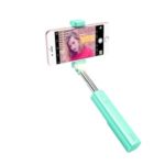 DIVI Wireless Bluetooth Selfie Stick Mini Self Timer with Fill Light – Green