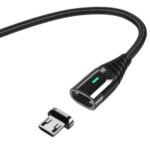 ESSAGER 1M Magnetic Micro USB Data Sync Charger Cable for Samsung Huawei Xiaomi – Black