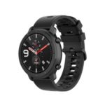 Soft Watch Silicone Replacement Strap 22mm for Huami Amazfit GTR 47mm/Amazfit Pace – Black