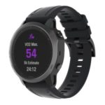 Silicone Smart Watch Strap Replacement for Garmin Fenix 6S – Black
