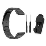 Stainless Steel Watch Band Strap with Installing Tools for Garmin Fenix 5/5 Plus/6/6Plus – Black