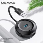 USAMS US-SJ414 Round Box 4-Port USB 3.0 Hub Adapter