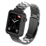 Solid Stainless Steel Metal Smart Watch Band for Xiaomi Mi Watch Premium Edition – Black