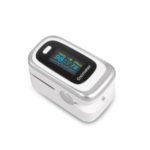 Lightweight Portable Blood Oxygen SpO2 Monitor Heartbeat Saturation Finger Pulse Oximeter – White