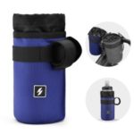 Bicycle Handlebar Water Holder Bike Handlebar Bottle Bag Insulated Cup Drink Holder – Blue