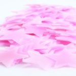 100 PCS Room Night Decor Night-luminous Fluorescent Glow Stars Stickers – Pink