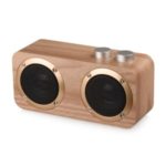 Q7 Wood Grain Retro Style Mini Bluetooth Speaker – Dark Brown