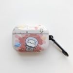 Space Hamster Printing TPU Cover for AirPods Pro – Pink