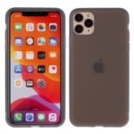 ROAR Solid Color Skin Feeling Soft Liquid Latex Phone Shell for iPhone 11 Pro Max 6.5 inch – Grey