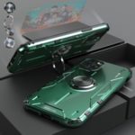 Drop-proof Kickstand Metal Cell Phone Protective Cover for iPhone 11 Pro 5.8 inch – Green