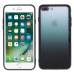 Gradient Color Plastic + TPU Phone Cover for iPhone 7 Plus/8 Plus 5.5 inch – Black