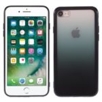 Gradient Color Plastic + TPU Phone Shell for iPhone 7/8 4.7 inch – Black