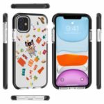 Pattern Printing Imprinted PC + TPU + TPE Hybrid Case for iPhone 11 Pro Max 6.5 inch – Style A