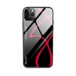 Tempered Glass + Liquid Silicone Edge Hybrid Cover for iPhone 11 Pro Max 6.5 inch – Style A