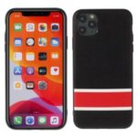 MUTURAL PU Leather + TPU Phone Cover Case for iPhone 11 Pro Max 6.5-inch – Black
