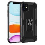 Armor Guard Protection TPU Phone Case with Kickstand for iPhone 11 6.1 inch – Black